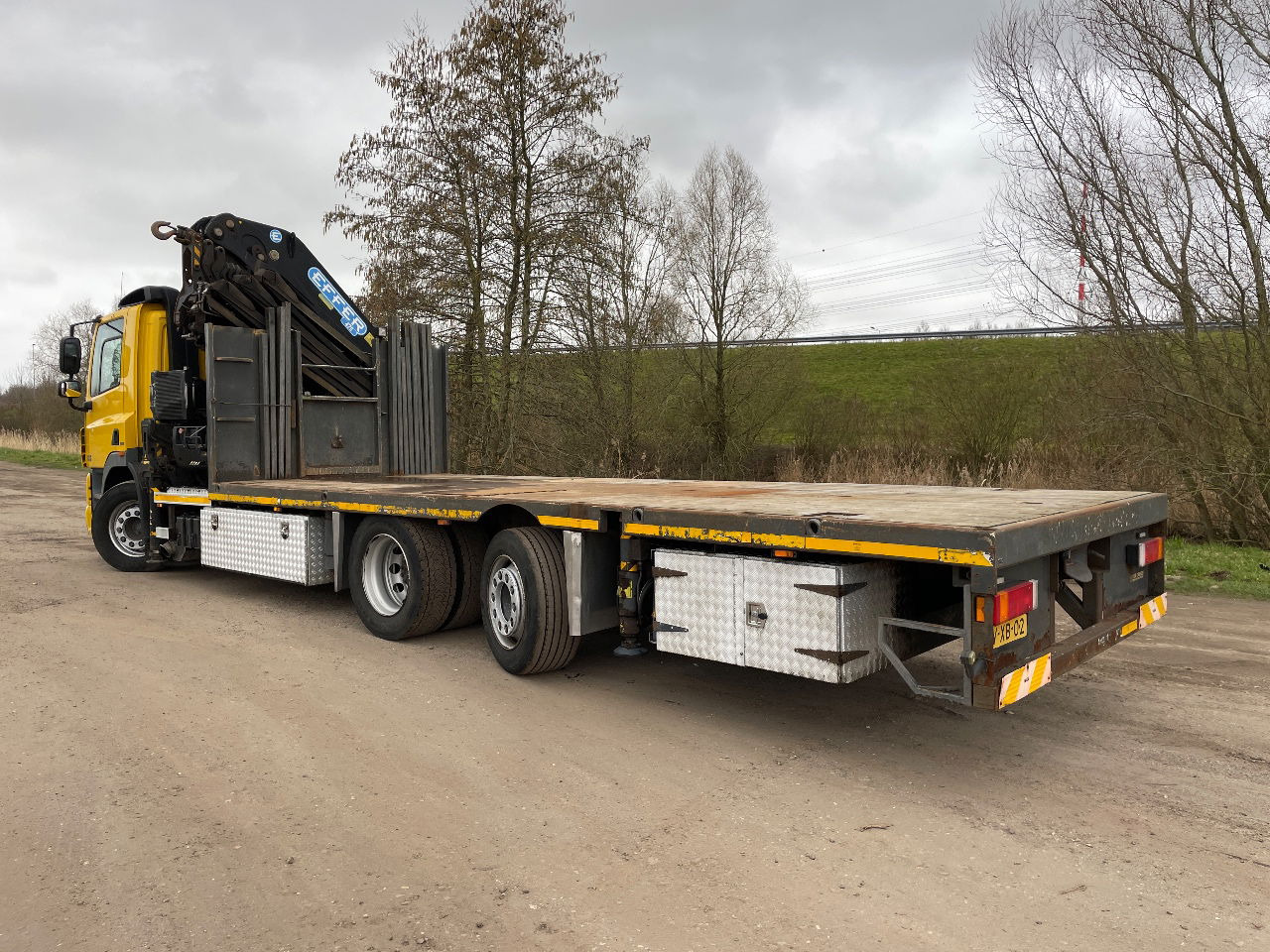 DAF 85.410 Met Effer 470 6s laadkraan ladekran loadercrane crane palfinger hiab fassi - Вантажівка з маніпулятором: фото 3 DAF 85.410 Met Effer 470 6s laadkraan ladekran loadercrane crane palfinger hiab fassi - Вантажівка з маніпулятором: фото 3