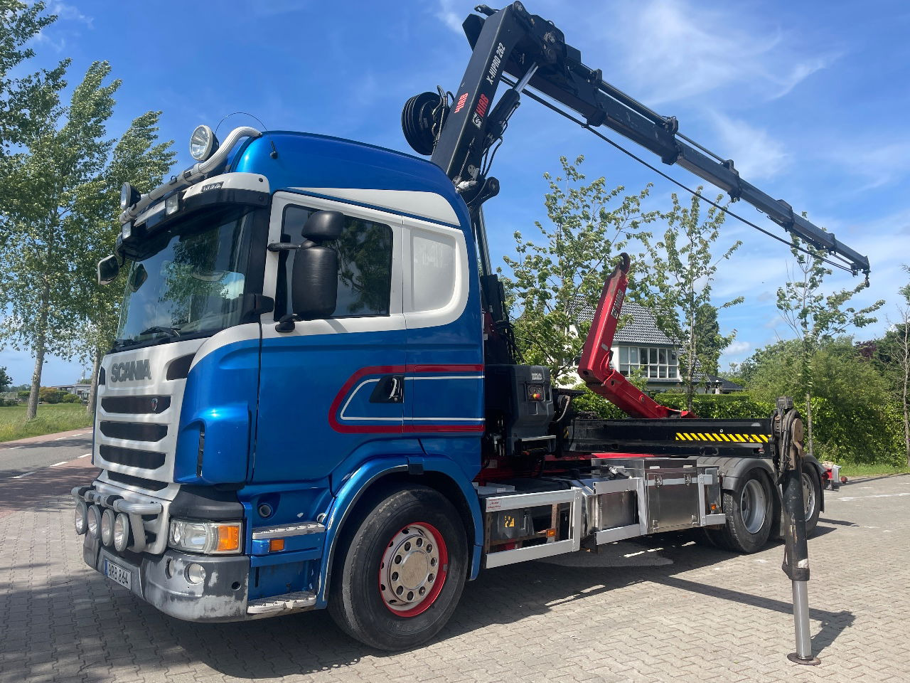 Scania R480 with hiab hookloader and hiab 262 EP5 with remote crane 2019 - Контейнеровоз/ Змінний кузов вантажівка, Вантажівка з маніпулятором: фото 5 Scania R480 with hiab hookloader and hiab 262 EP5 with remote crane 2019 - Контейнеровоз/ Змінний кузов вантажівка, Вантажівка з маніпулятором: фото 5