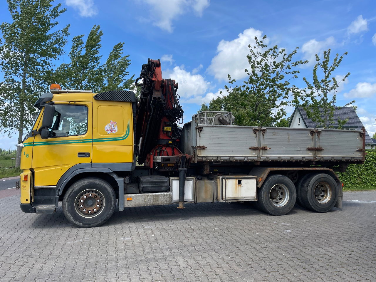 Volvo FM 12.380 .380 with Palfinger PK27000 with jib and tipper box - Самоскид вантажівка, Вантажівка з маніпулятором: фото 2 Volvo FM 12.380 .380 with Palfinger PK27000 with jib and tipper box - Самоскид вантажівка, Вантажівка з маніпулятором: фото 2