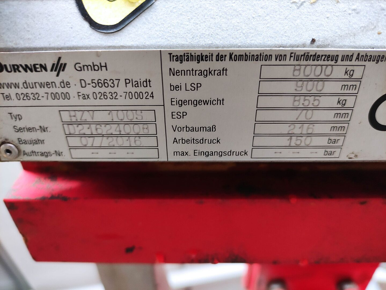 Durwen RZV100S - Вила: фото 5 Durwen RZV100S - Вила: фото 5