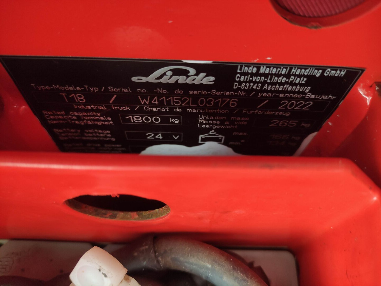 Linde T18-1152 - Візок: фото 5 Linde T18-1152 - Візок: фото 5