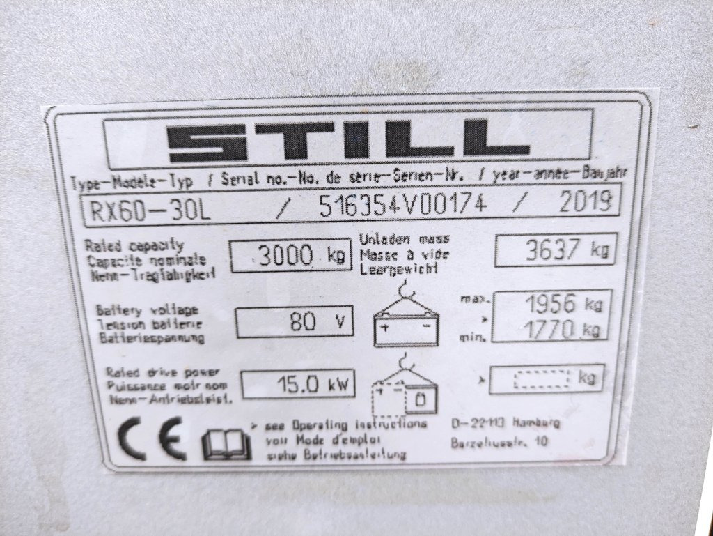 Електронавантажувач Still RX60-30 L: фото 6