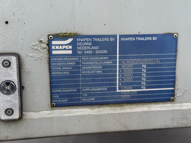 Knapen KOCF 100 NL TRAILER, STAR, GOOD FLOOR, 10-2000. в лізинг Knapen KOCF 100 NL TRAILER, STAR, GOOD FLOOR, 10-2000.: фото 6