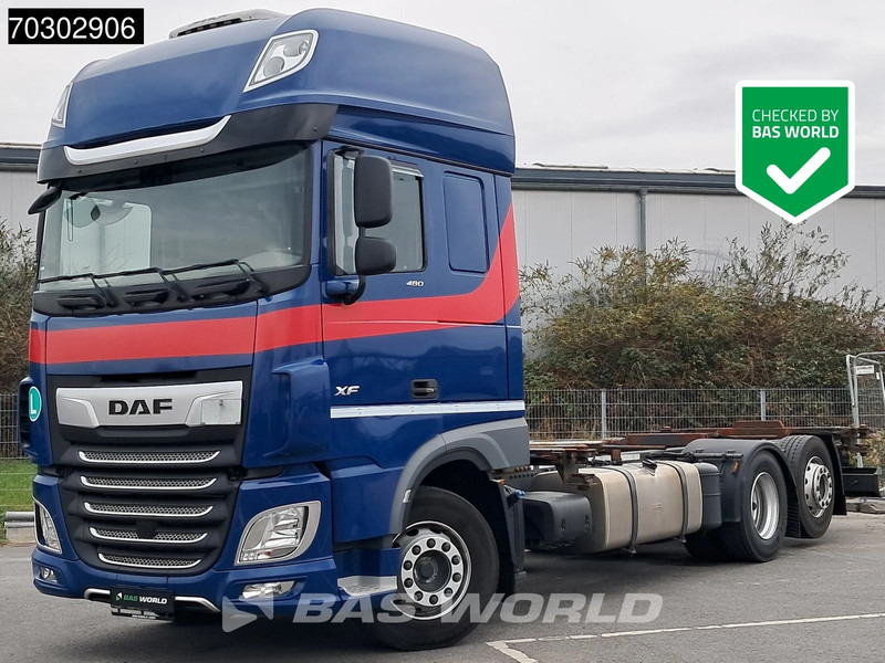 DAF XF 480 6X2 BDF Retarder SSC Lift+Steering Axle Automatic Euro 6 - Контейнеровоз/ Змінний кузов вантажівка: фото 1 DAF XF 480 6X2 BDF Retarder SSC Lift+Steering Axle Automatic Euro 6 - Контейнеровоз/ Змінний кузов вантажівка: фото 1