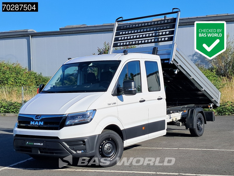 MAN TGE 3.180 Neu! Dreiseitenkipper Automatik 2025 Facelift 180PS AHK LED Klima Tempomat Navi ACC Euro6 Kieper 3m3 A/C Towbar Cruise control - Малотоннажний самоскид: фото 1 MAN TGE 3.180 Neu! Dreiseitenkipper Automatik 2025 Facelift 180PS AHK LED Klima Tempomat Navi ACC Euro6 Kieper 3m3 A/C Towbar Cruise control - Малотоннажний самоскид: фото 1