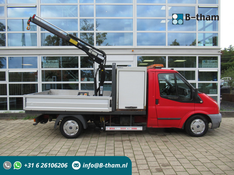 Ford Transit 300M 2.2 TDCI + HIAB 013T Kraan Kran Crane - Легка бортова вантажівка: фото 1 Ford Transit 300M 2.2 TDCI + HIAB 013T Kraan Kran Crane - Легка бортова вантажівка: фото 1