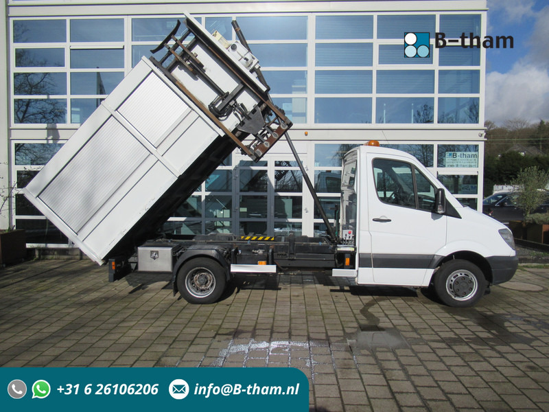 Mercedes-Benz Sprinter 510CDI Kipper + Zij-belading Side-loader - Самоскид вантажівка: фото 1 Mercedes-Benz Sprinter 510CDI Kipper + Zij-belading Side-loader - Самоскид вантажівка: фото 1