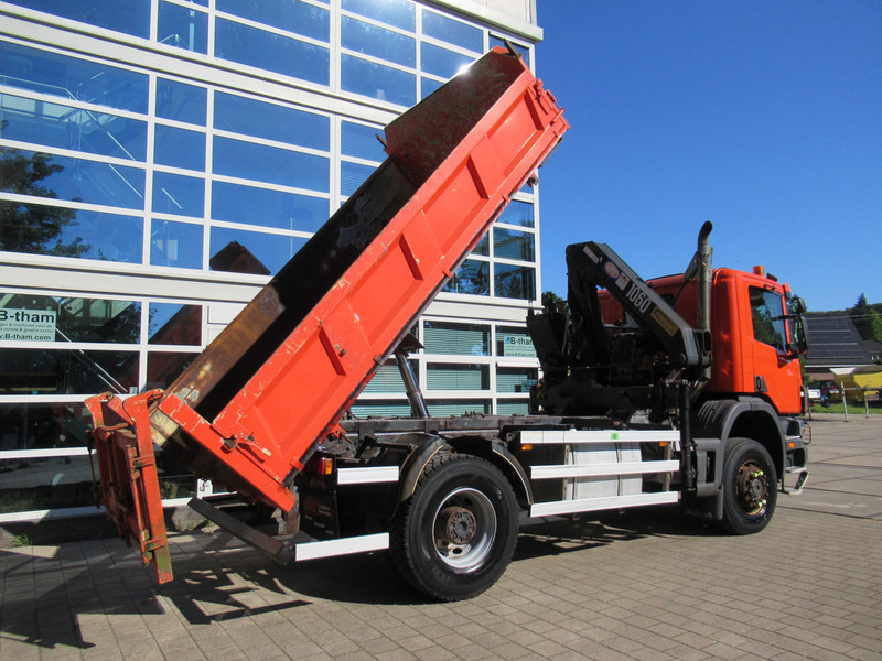 Scania P 114 CB 4x4 HZ 340 3-W. Tipper - 3-S. Kipper + HMF 1063 Crane Kran - Самоскид вантажівка, Вантажівка з маніпулятором: фото 5 Scania P 114 CB 4x4 HZ 340 3-W. Tipper - 3-S. Kipper + HMF 1063 Crane Kran - Самоскид вантажівка, Вантажівка з маніпулятором: фото 5
