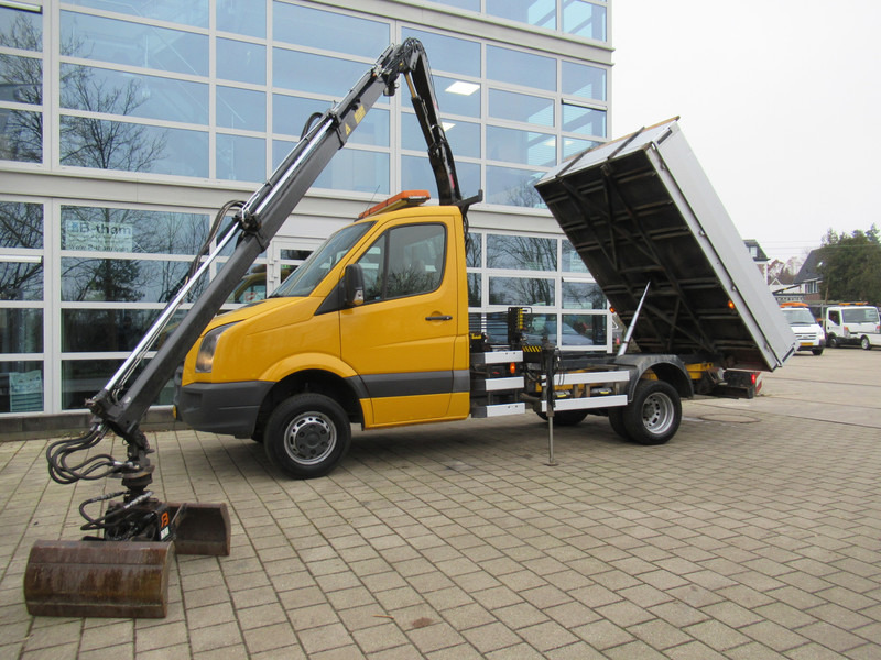 Volkswagen Crafter 50 2.5TDI 80KW HIAB 033 B-2 + Kipper Tipper - Самоскид вантажівка, Вантажівка з маніпулятором: фото 3 Volkswagen Crafter 50 2.5TDI 80KW HIAB 033 B-2 + Kipper Tipper - Самоскид вантажівка, Вантажівка з маніпулятором: фото 3