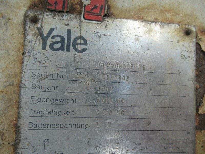 Yale GLP 080EEPAS 3.7T - Газовий навантажувач: фото 4 Yale GLP 080EEPAS 3.7T - Газовий навантажувач: фото 4