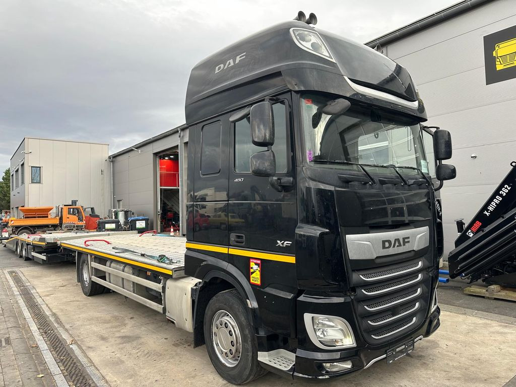 DAF 480FA*Flachzug*Aufstellbühne*VDI2700*Top! - Автовоз вантажівка: фото 2 DAF 480FA*Flachzug*Aufstellbühne*VDI2700*Top! - Автовоз вантажівка: фото 2