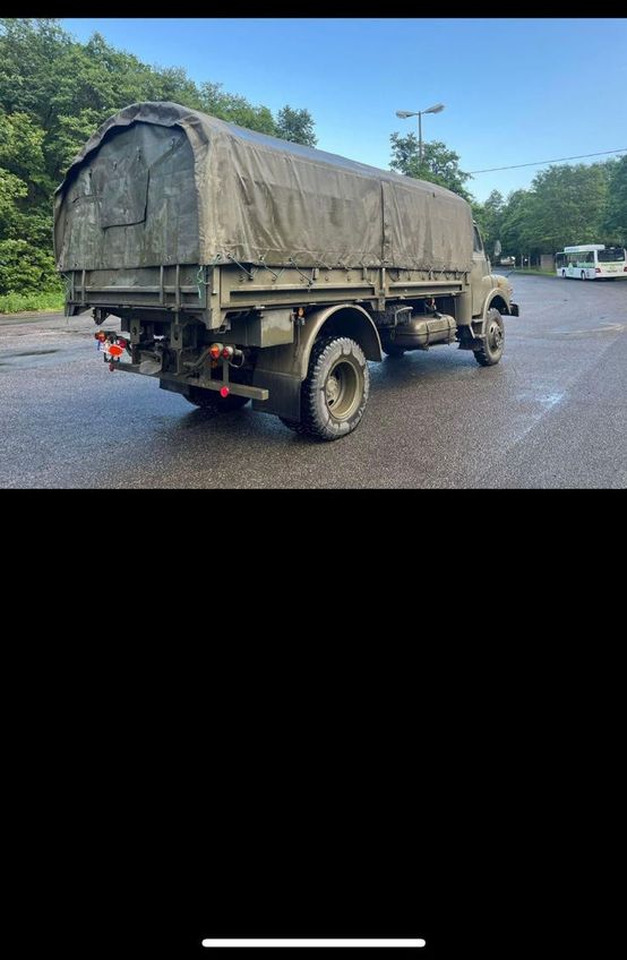 Тентований фургон MAN 11.136 HA 4X4*H-zul.*schön*ex belg. Armee: фото 7