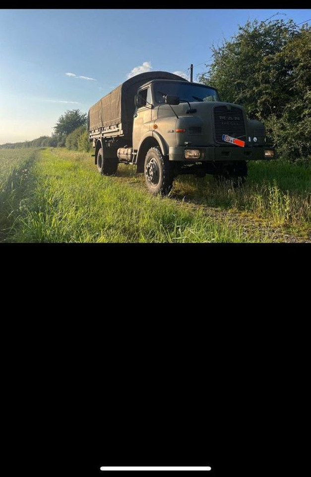 Тентований фургон MAN 11.136 HA 4X4*H-zul.*schön*ex belg. Armee: фото 8