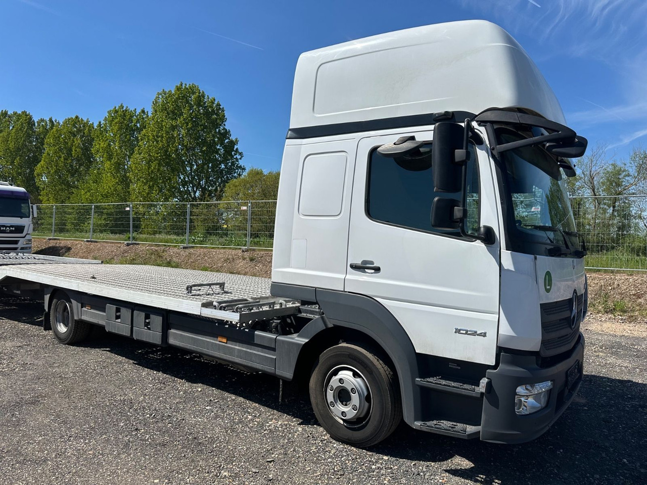 Mercedes-Benz Atego 1024 Flachzug 2-Bett Winde VDI2700 - Автовоз вантажівка: фото 3 Mercedes-Benz Atego 1024 Flachzug 2-Bett Winde VDI2700 - Автовоз вантажівка: фото 3