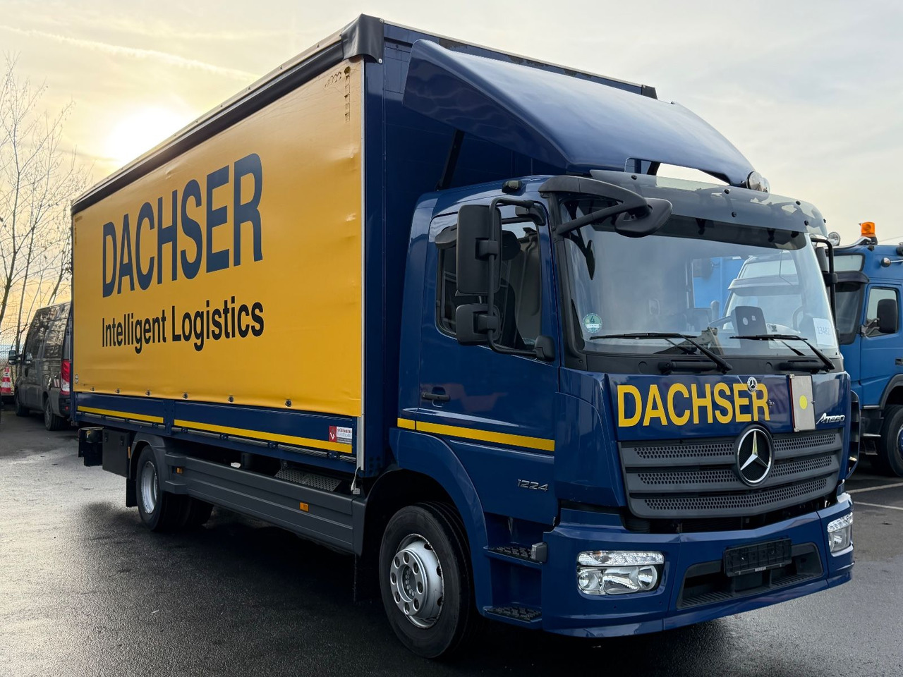 Mercedes-Benz Atego 1224 Edscha, Plane, Lbw, Ahk, Klima, Autom - Тентована вантажівка: фото 1 Mercedes-Benz Atego 1224 Edscha, Plane, Lbw, Ahk, Klima, Autom - Тентована вантажівка: фото 1