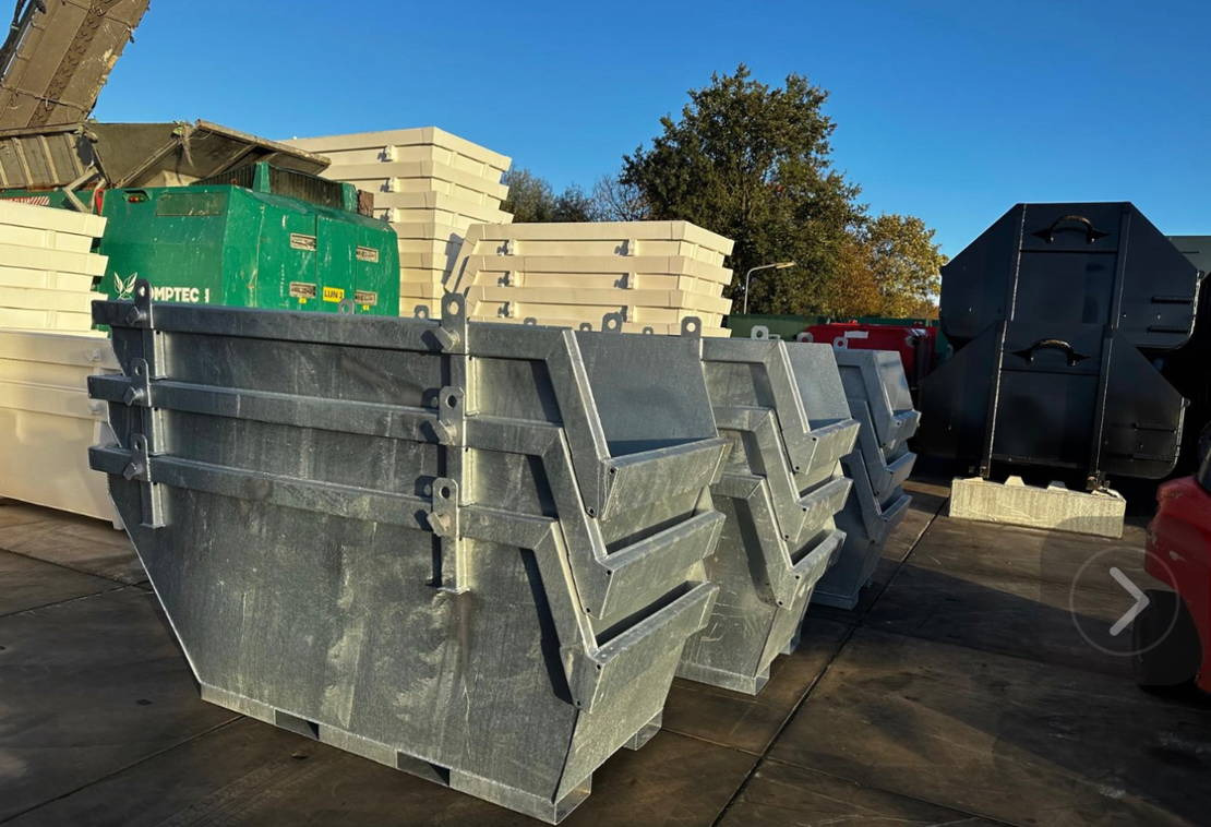Sidalco 2 m3 gegalvaniseerd - Знімний бункер-накопичувач: фото 2 Sidalco 2 m3 gegalvaniseerd - Знімний бункер-накопичувач: фото 2