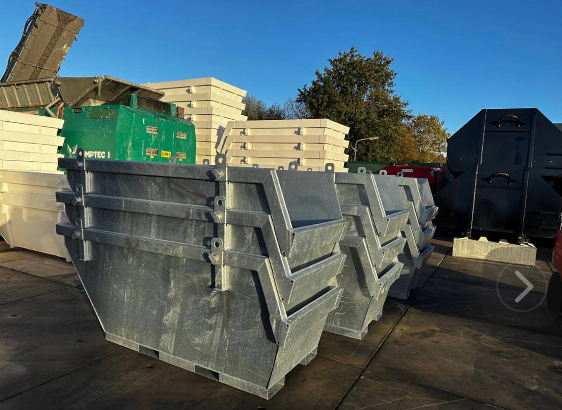 Sidalco 2 m3 gegalvaniseerd - Знімний бункер-накопичувач: фото 1 Sidalco 2 m3 gegalvaniseerd - Знімний бункер-накопичувач: фото 1