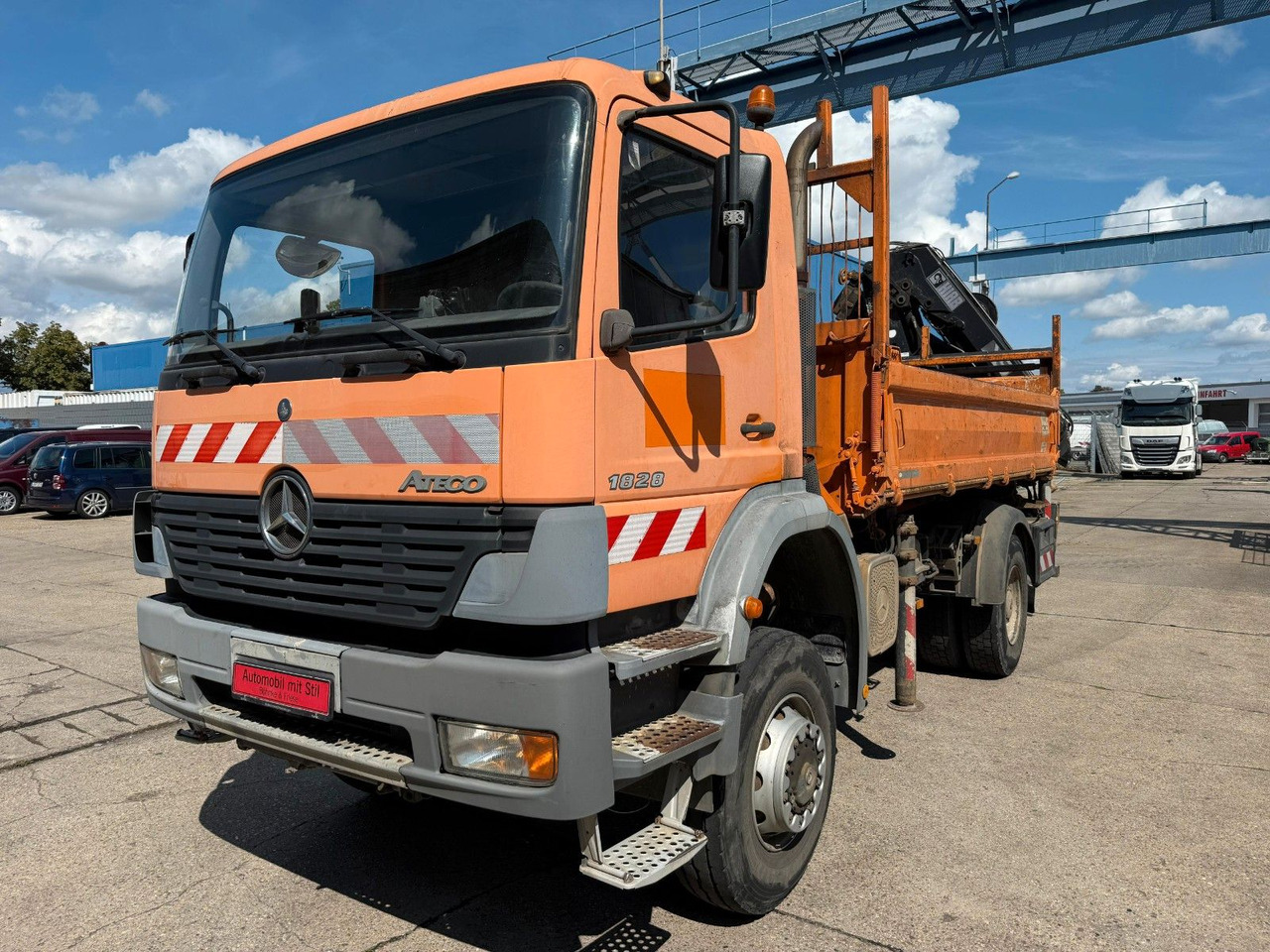 Mercedes-Benz ATEGO 1828 4X4 MEILER + HIAB KRAN 144 FS-3 - Самоскид вантажівка, Вантажівка з маніпулятором: фото 5 Mercedes-Benz ATEGO 1828 4X4 MEILER + HIAB KRAN 144 FS-3 - Самоскид вантажівка, Вантажівка з маніпулятором: фото 5