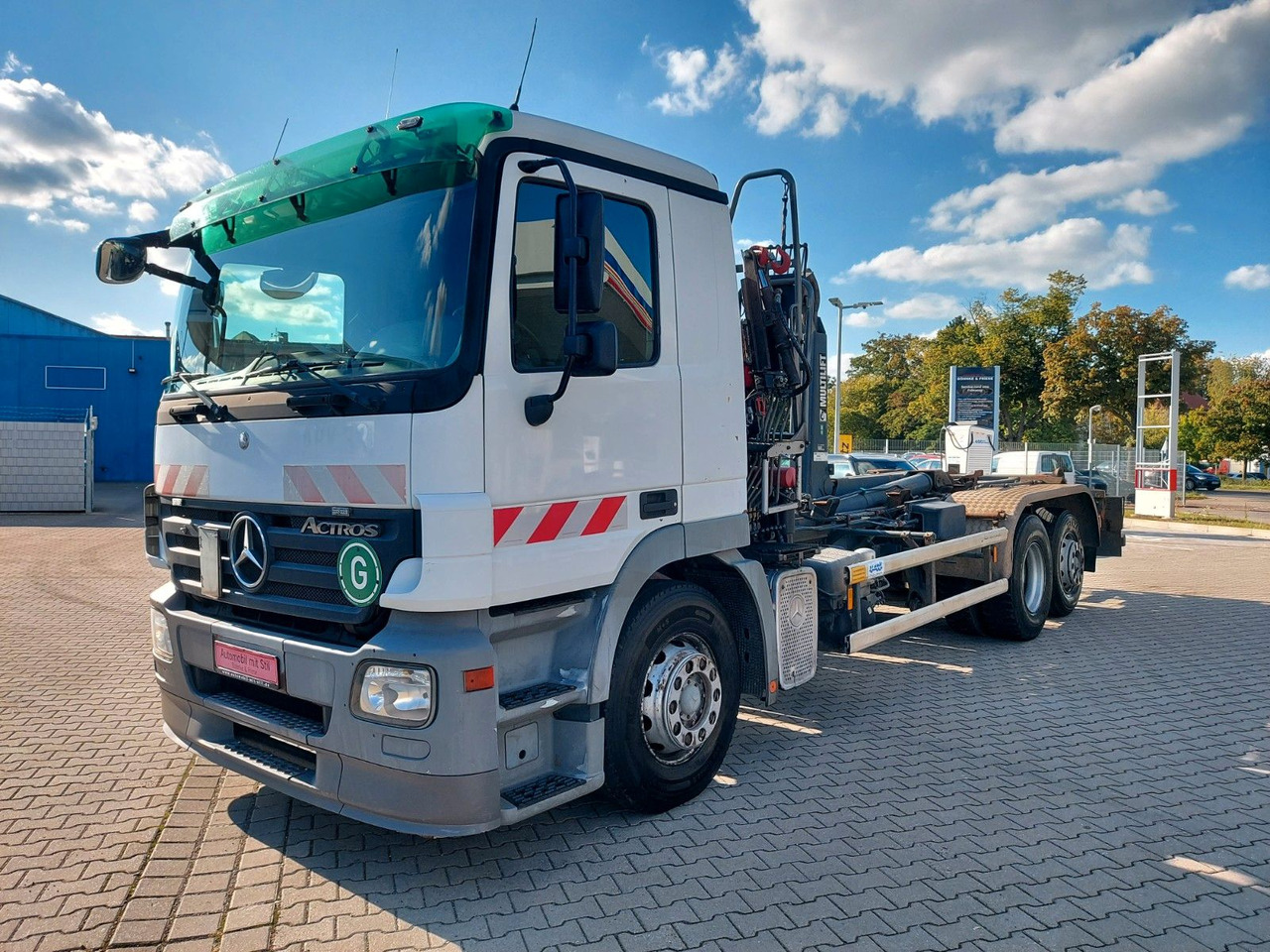 Mercedes-Benz Actros 6-Zyl. 2541 HMF KRAN ABROLLKIPPER - Гаковий мультиліфт вантажівка, Вантажівка з маніпулятором: фото 3 Mercedes-Benz Actros 6-Zyl. 2541 HMF KRAN ABROLLKIPPER - Гаковий мультиліфт вантажівка, Вантажівка з маніпулятором: фото 3