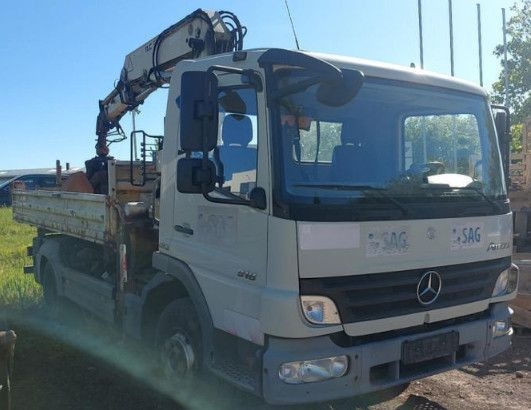 Mercedes-Benz Atego 2 4-Zyl. 4x2 918 4x2 KRAN TEREX 65.2 - Самоскид вантажівка, Вантажівка з маніпулятором: фото 1 Mercedes-Benz Atego 2 4-Zyl. 4x2 918 4x2 KRAN TEREX 65.2 - Самоскид вантажівка, Вантажівка з маніпулятором: фото 1