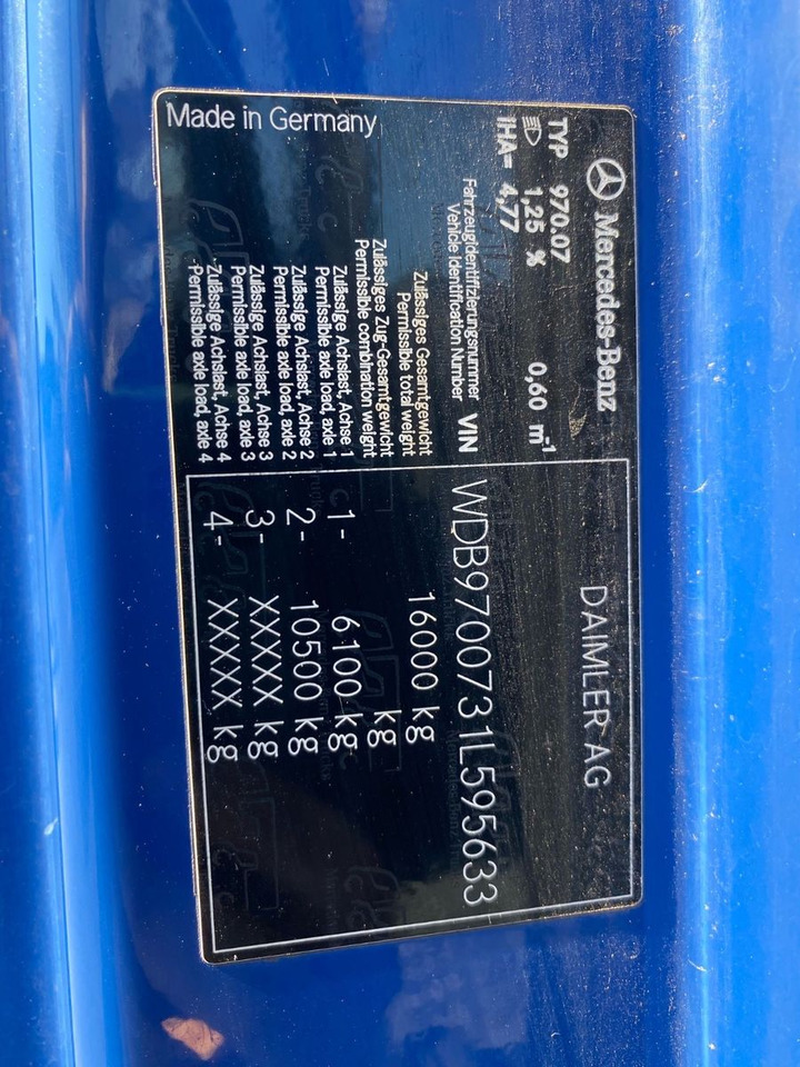 Самоскид вантажівка Mercedes-Benz Atego 2 6-Zyl. 4x2 1624 KLIMA MEILER ABSETZER: фото 18 Самоскид вантажівка Mercedes-Benz Atego 2 6-Zyl. 4x2 1624 KLIMA MEILER ABSETZER: фото 18