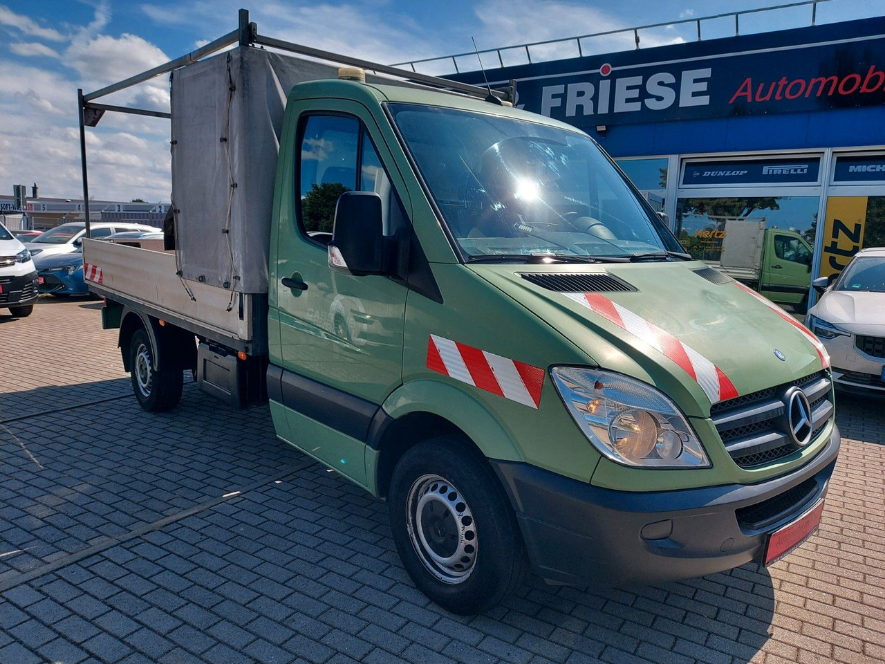 Mercedes-Benz Sprinter II Pritsche 316 Pritsche Klima Sandheiz - Тентований фургон: фото 1 Mercedes-Benz Sprinter II Pritsche 316 Pritsche Klima Sandheiz - Тентований фургон: фото 1