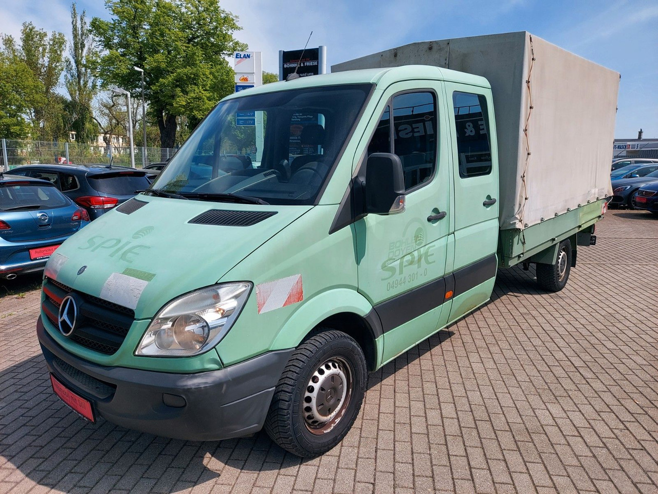 Mercedes-Benz Sprinter II Pritsche/DoKa 313 CDI KLIMA 7 SITZE - Тентований фургон, Вантажопасажирський фургон: фото 3 Mercedes-Benz Sprinter II Pritsche/DoKa 313 CDI KLIMA 7 SITZE - Тентований фургон, Вантажопасажирський фургон: фото 3