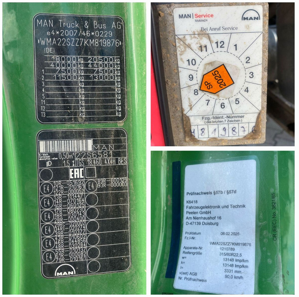 Тягач MAN TGS 18.460 Allrad Hydrodrive 4x4 Kipphydraulik: фото 24