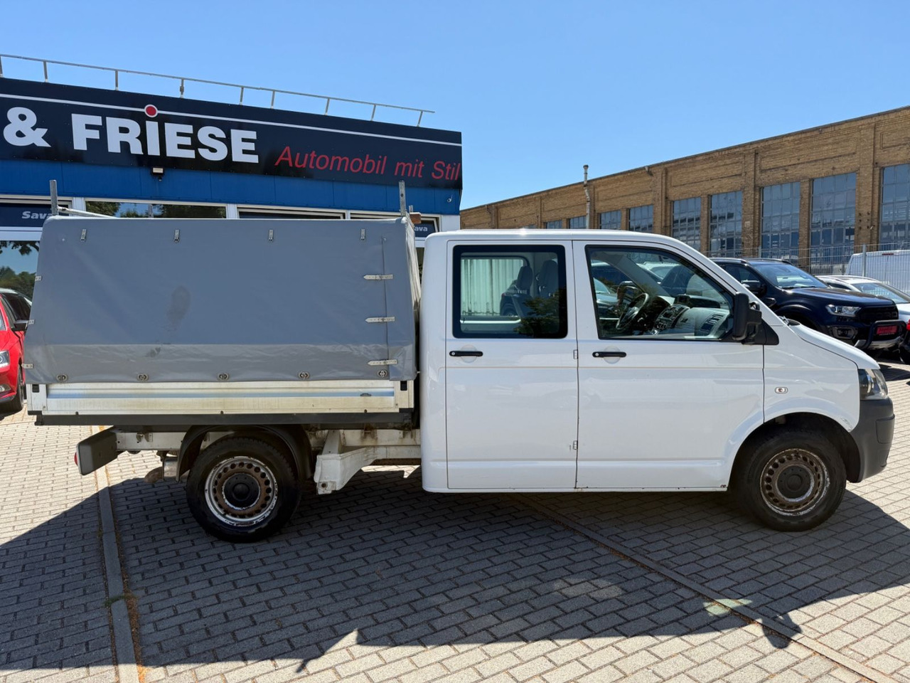 Volkswagen T5 Transporter Pritsche DoKA 4Motion 4x4 Klima - Тентований фургон, Вантажопасажирський фургон: фото 2 Volkswagen T5 Transporter Pritsche DoKA 4Motion 4x4 Klima - Тентований фургон, Вантажопасажирський фургон: фото 2