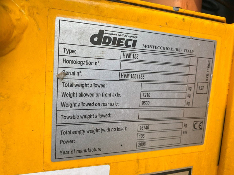 Dieci Pegasus 60.16 NVT - Навантажувач телескопічний: фото 3 Dieci Pegasus 60.16 NVT - Навантажувач телескопічний: фото 3