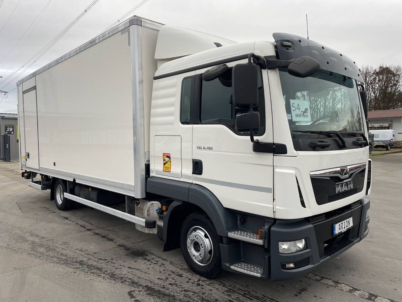 MAN TGL 8.190 4x2 BL Koffer/LBW/PALFINGER/AC/EU6d - Вантажівка з закритим кузовом: фото 1 MAN TGL 8.190 4x2 BL Koffer/LBW/PALFINGER/AC/EU6d - Вантажівка з закритим кузовом: фото 1