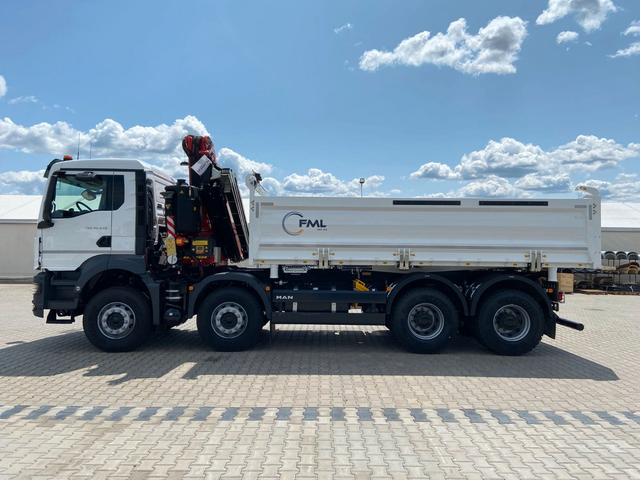 MAN TGS 35.440 DREISEITENKIPPER MIT FASSI F275.026 - Самоскид вантажівка, Вантажівка з маніпулятором: фото 4 MAN TGS 35.440 DREISEITENKIPPER MIT FASSI F275.026 - Самоскид вантажівка, Вантажівка з маніпулятором: фото 4
