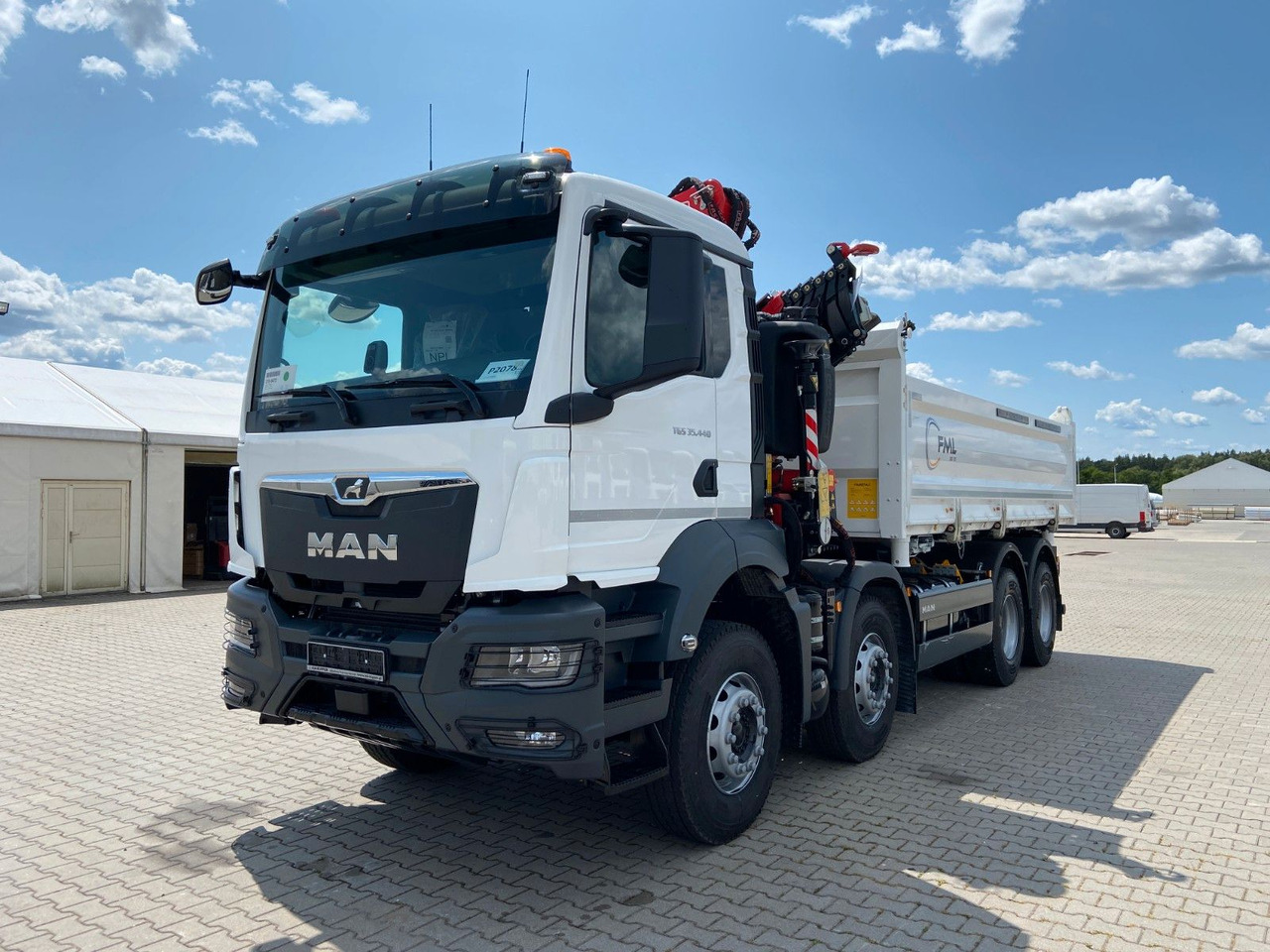 MAN TGS 35.440 DREISEITENKIPPER MIT FASSI F275.026 - Самоскид вантажівка, Вантажівка з маніпулятором: фото 3 MAN TGS 35.440 DREISEITENKIPPER MIT FASSI F275.026 - Самоскид вантажівка, Вантажівка з маніпулятором: фото 3