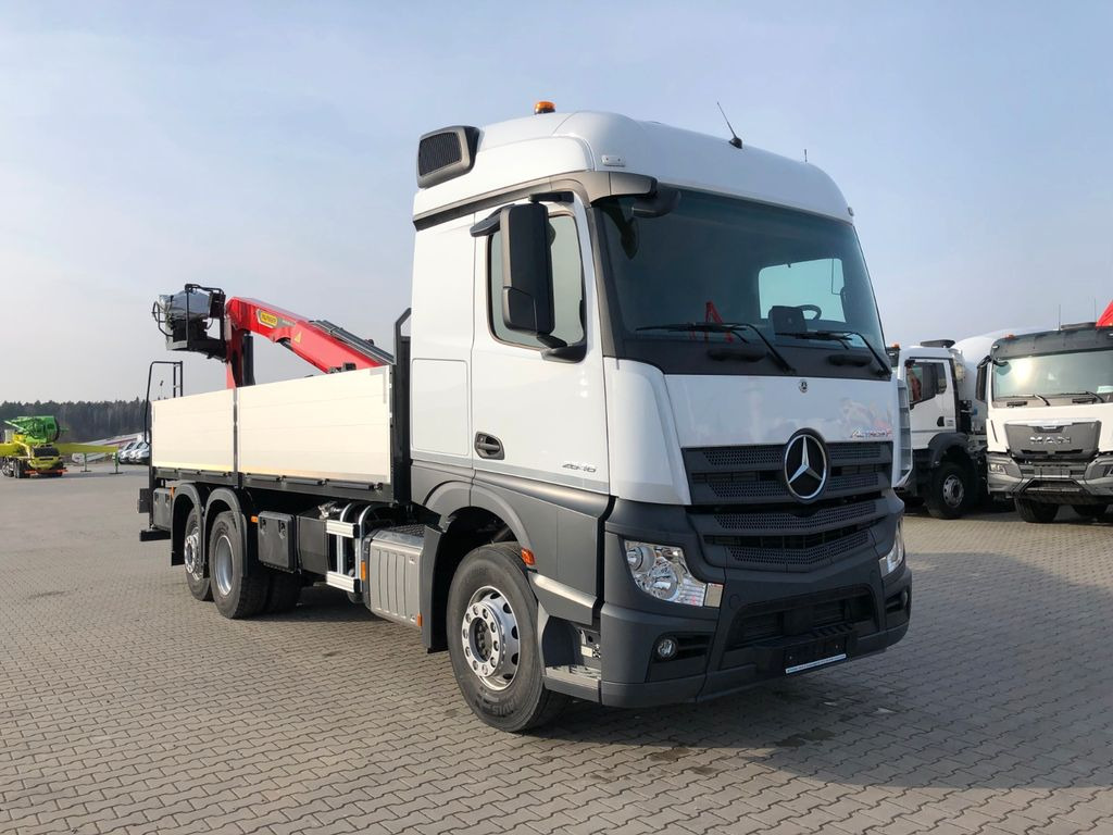 Mercedes-Benz ACTROS F 2646 PALFINGER PK 20.501 L - Бортова вантажівка/ Платформа, Вантажівка з маніпулятором: фото 1 Mercedes-Benz ACTROS F 2646 PALFINGER PK 20.501 L - Бортова вантажівка/ Платформа, Вантажівка з маніпулятором: фото 1