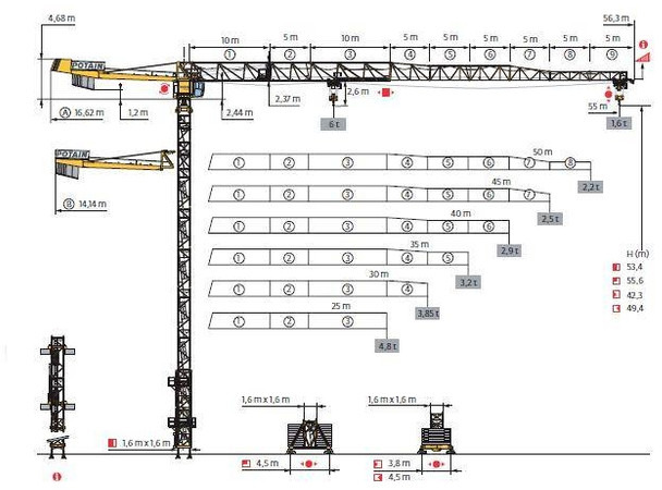 Potain MDT 128 - Баштовий кран: фото 1 Potain MDT 128 - Баштовий кран: фото 1