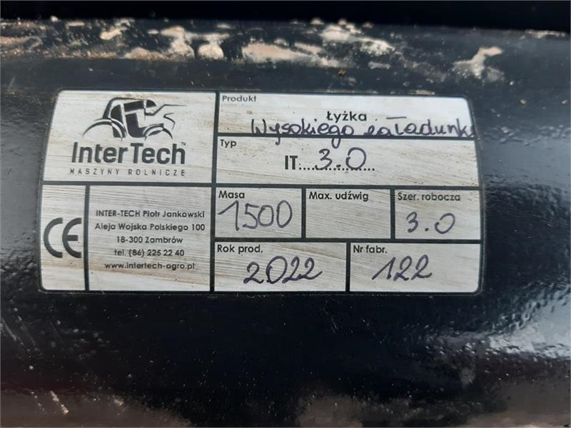 Inter-Tech 3 meters - Ківш навантажувача: фото 4 Inter-Tech 3 meters - Ківш навантажувача: фото 4