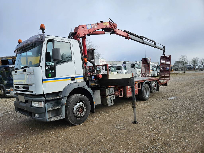 Iveco Eurotech 6x2 // transport // HMF 1483 K3 - Автовоз вантажівка, Вантажівка з маніпулятором: фото 1 Iveco Eurotech 6x2 // transport // HMF 1483 K3 - Автовоз вантажівка, Вантажівка з маніпулятором: фото 1