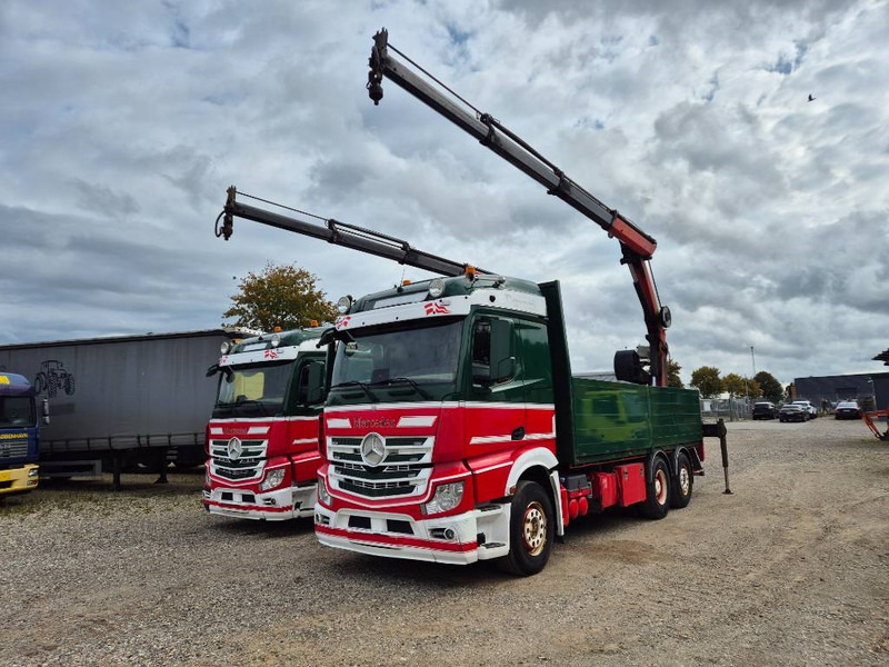 Mercedes-Benz Actros 2551/6x2 // Palfinger 16002 B // 2 x trucks - Вантажівка з маніпулятором: фото 4 Mercedes-Benz Actros 2551/6x2 // Palfinger 16002 B // 2 x trucks - Вантажівка з маніпулятором: фото 4