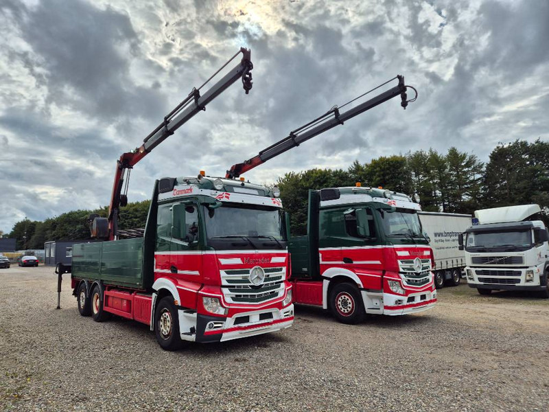Mercedes-Benz Actros 2551/6x2 // Palfinger 16002 B // 2 x trucks - Вантажівка з маніпулятором: фото 1 Mercedes-Benz Actros 2551/6x2 // Palfinger 16002 B // 2 x trucks - Вантажівка з маніпулятором: фото 1