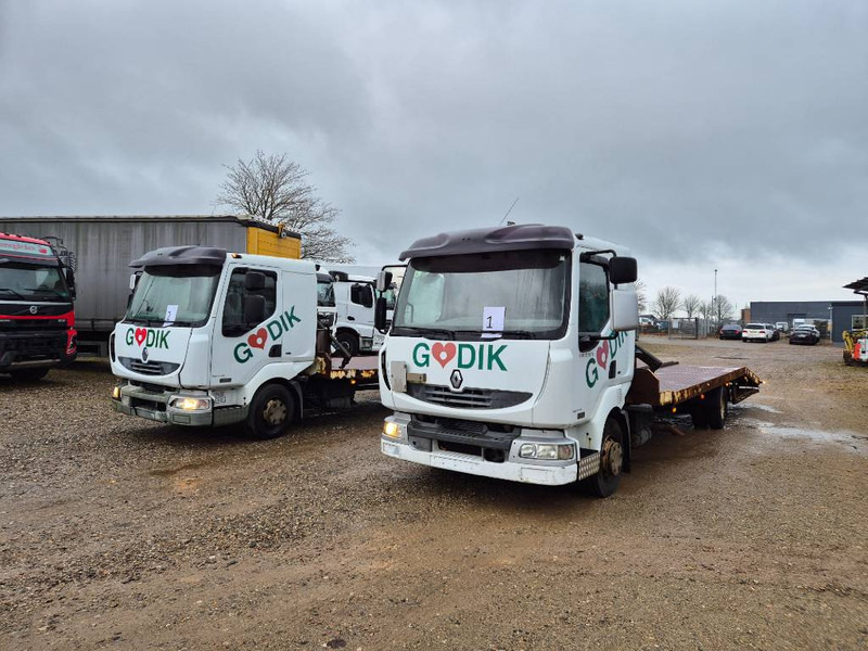 Renault 220 Machine/auto Transport and crane(2 stk) - Автовоз вантажівка: фото 1 Renault 220 Machine/auto Transport and crane(2 stk) - Автовоз вантажівка: фото 1