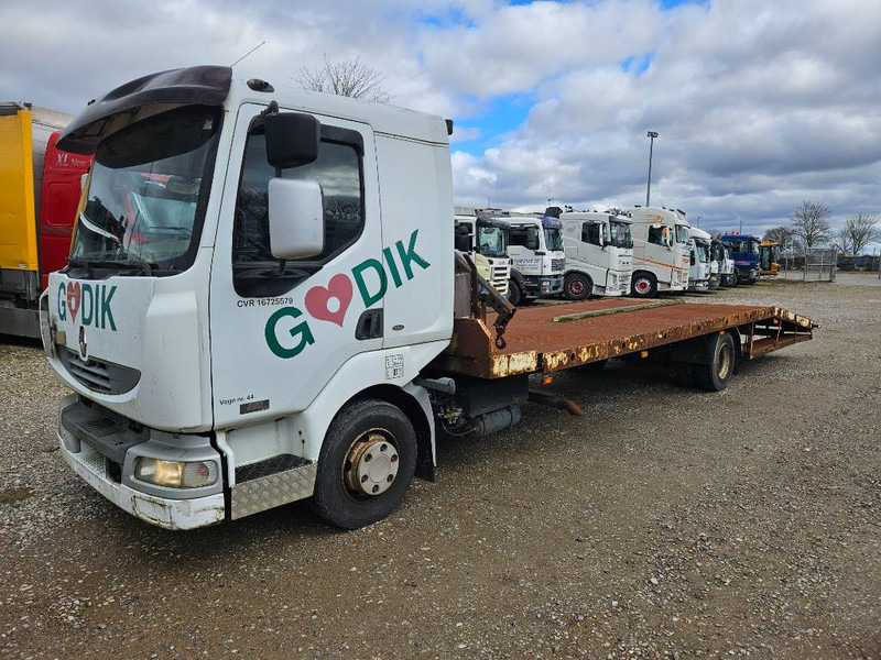 Renault Midlum 220 Machine/auto Transport and crane(2 stk) - Автовоз вантажівка, Вантажівка з маніпулятором: фото 1 Renault Midlum 220 Machine/auto Transport and crane(2 stk) - Автовоз вантажівка, Вантажівка з маніпулятором: фото 1