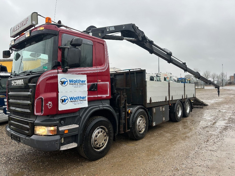 Scania R480 8x2 // Hiab Hi-Duo 244 // Hydraulic ramp - Вантажівка з маніпулятором: фото 1 Scania R480 8x2 // Hiab Hi-Duo 244 // Hydraulic ramp - Вантажівка з маніпулятором: фото 1