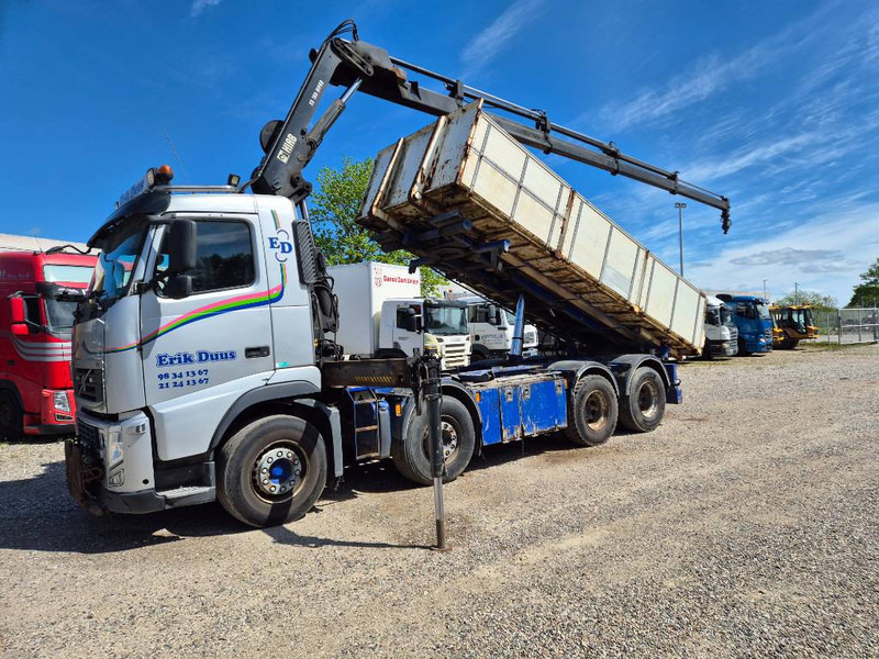 Volvo FH 460 8x2/4 //Hiab 166 E-4// 3 way tip - Вантажівка з маніпулятором: фото 1 Volvo FH 460 8x2/4 //Hiab 166 E-4// 3 way tip - Вантажівка з маніпулятором: фото 1