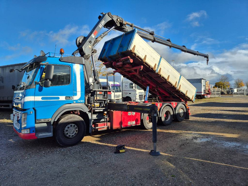 Volvo FM 500 8x4/4 // HIAB 244 EP-5 HIPRO // 3 way tip - Вантажівка з маніпулятором: фото 1 Volvo FM 500 8x4/4 // HIAB 244 EP-5 HIPRO // 3 way tip - Вантажівка з маніпулятором: фото 1