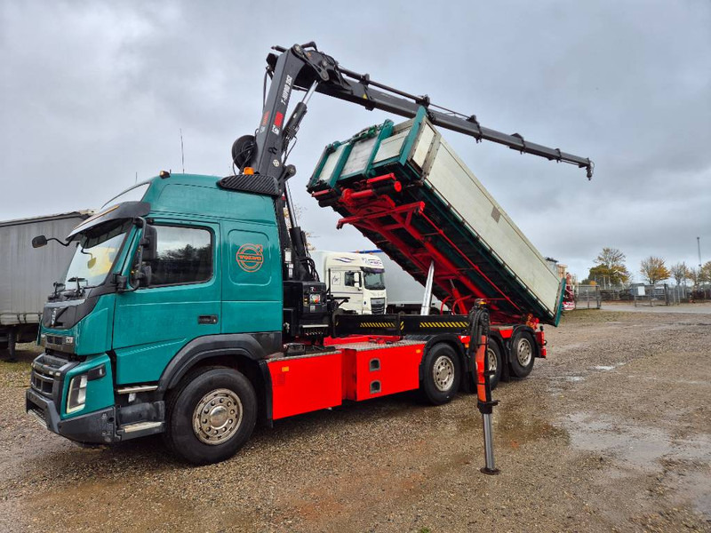 Volvo FMX 500 8x4 // HIAB X-HIPRO 262 EP-5 // 3-Tipper - Вантажівка з маніпулятором: фото 1 Volvo FMX 500 8x4 // HIAB X-HIPRO 262 EP-5 // 3-Tipper - Вантажівка з маніпулятором: фото 1