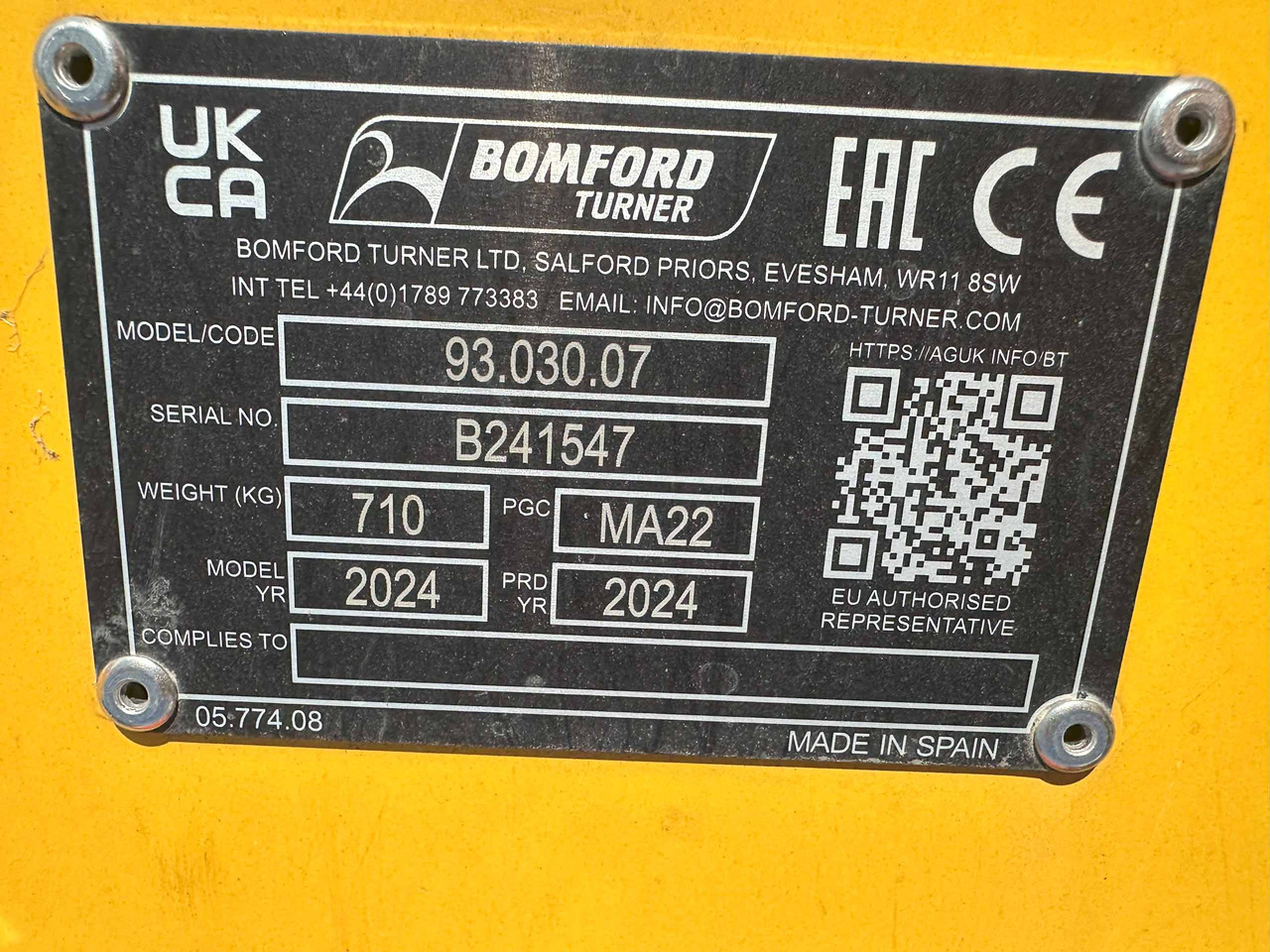 Косарка-подрібнювач/ Мульчер Bomford Turner Turbo mower offset 220: фото 8