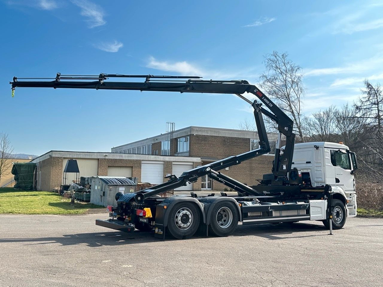 MAN TGS 26.470 6x2 Abrollkipper + Kran Hiab 228-4 - Гаковий мультиліфт вантажівка, Вантажівка з маніпулятором: фото 5 MAN TGS 26.470 6x2 Abrollkipper + Kran Hiab 228-4 - Гаковий мультиліфт вантажівка, Вантажівка з маніпулятором: фото 5