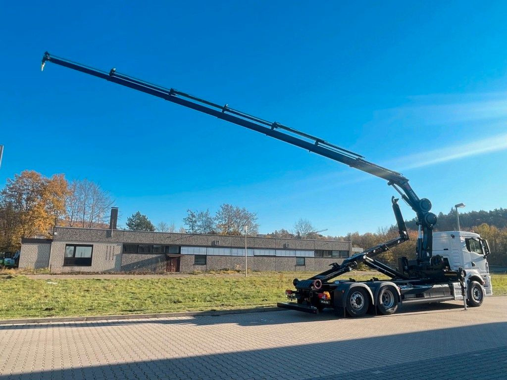 MAN TGS 26.470 6x2 Abrollkipper + Kran Hiab 228-6 - Гаковий мультиліфт вантажівка, Вантажівка з маніпулятором: фото 5 MAN TGS 26.470 6x2 Abrollkipper + Kran Hiab 228-6 - Гаковий мультиліфт вантажівка, Вантажівка з маніпулятором: фото 5