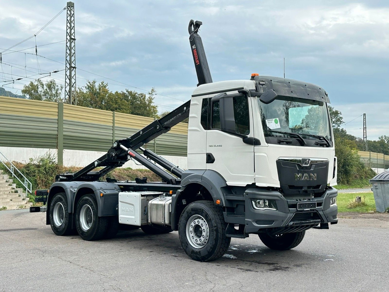 Гаковий мультиліфт вантажівка, Вантажівка з маніпулятором MAN TGS 33.440 6x4 Euro6e MultiLift 21S59: фото 9