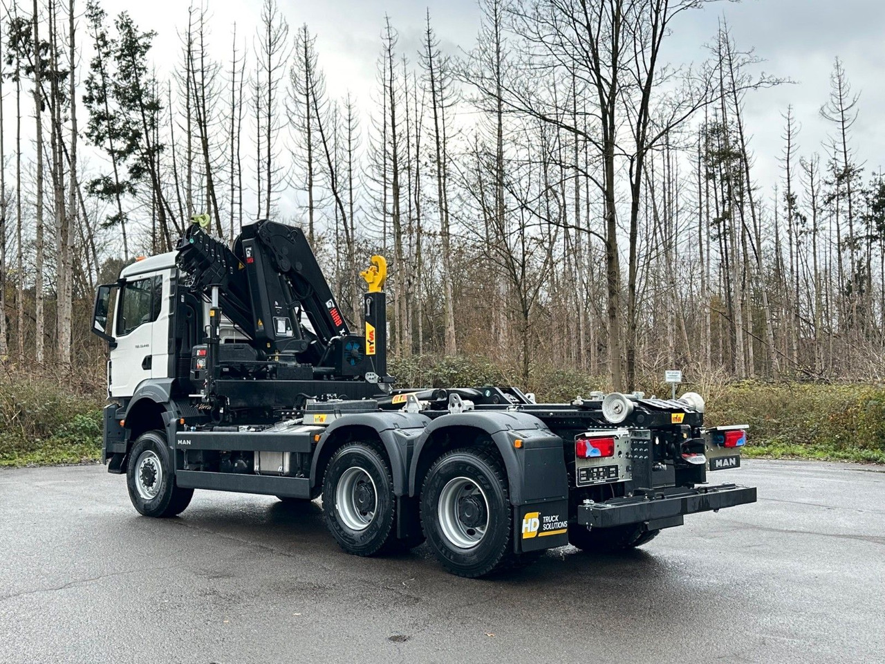 MAN TGS 33.440 6x6 BB Abrollkipper+Kran Hiab 228-6 - Гаковий мультиліфт вантажівка, Вантажівка з маніпулятором: фото 4 MAN TGS 33.440 6x6 BB Abrollkipper+Kran Hiab 228-6 - Гаковий мультиліфт вантажівка, Вантажівка з маніпулятором: фото 4